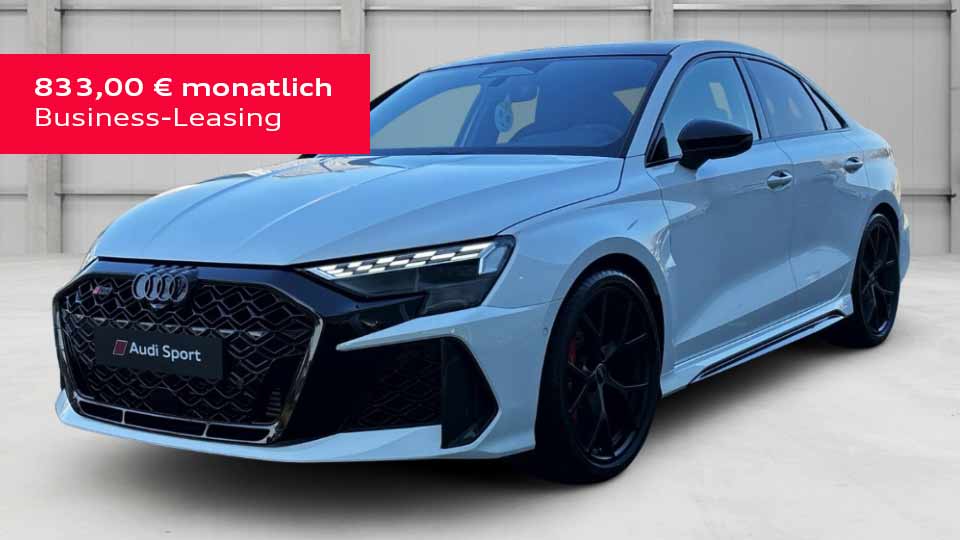 Audi RS 3 Limousine ab 833,00 € monatlich