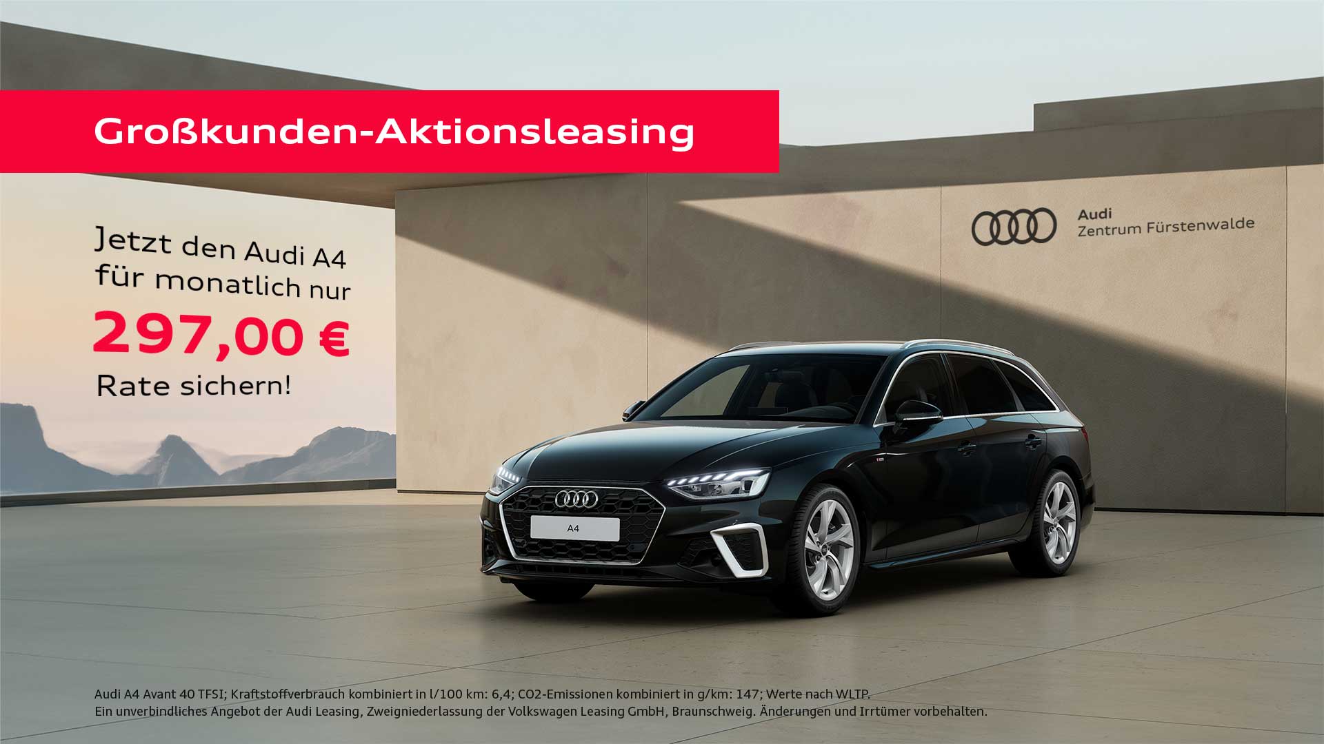 Aktionsleasing für den Audi A4