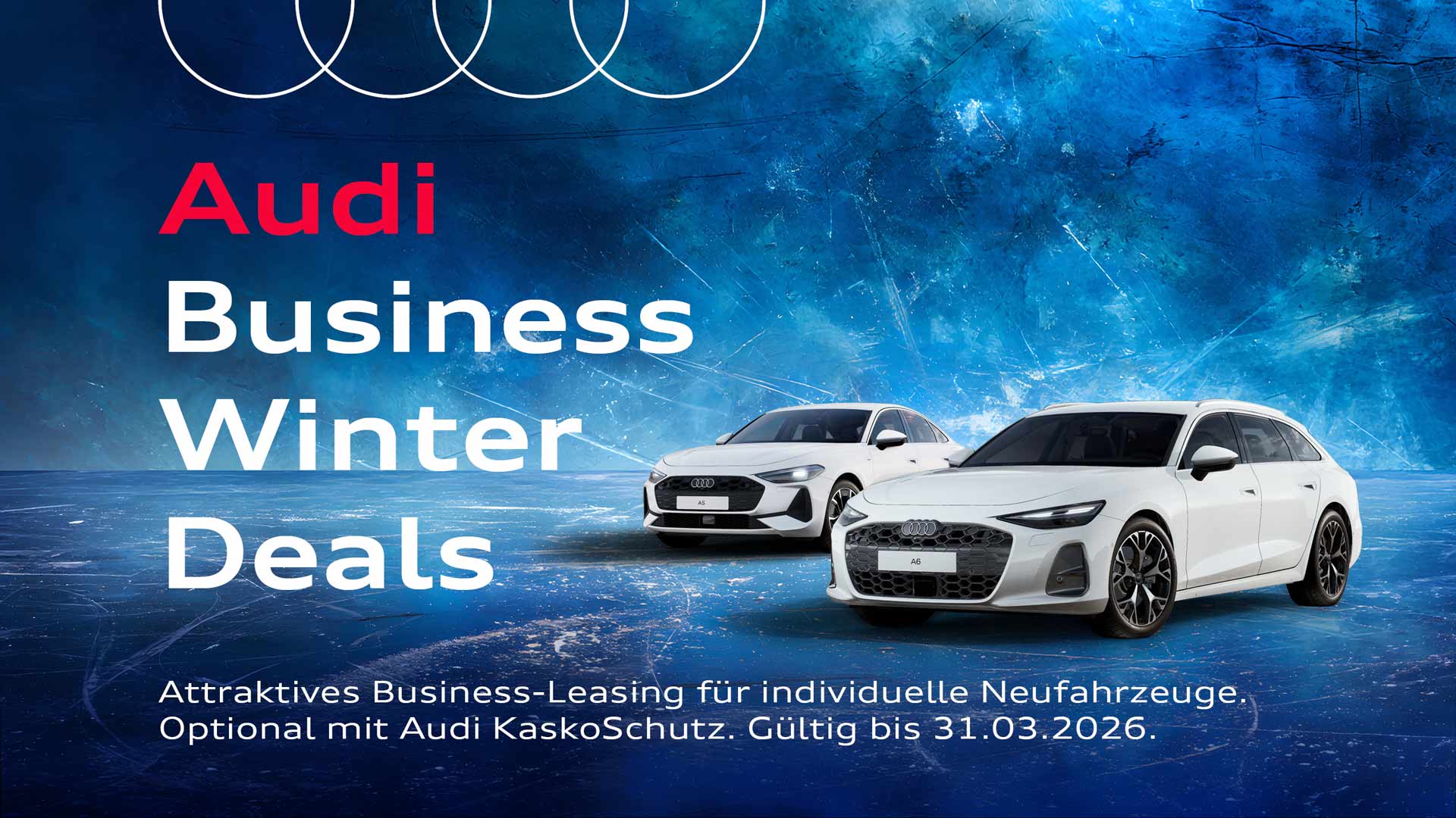 Audi Business Winterdeals: exklusive Business-Angebote für Audi A5 und Audi A6