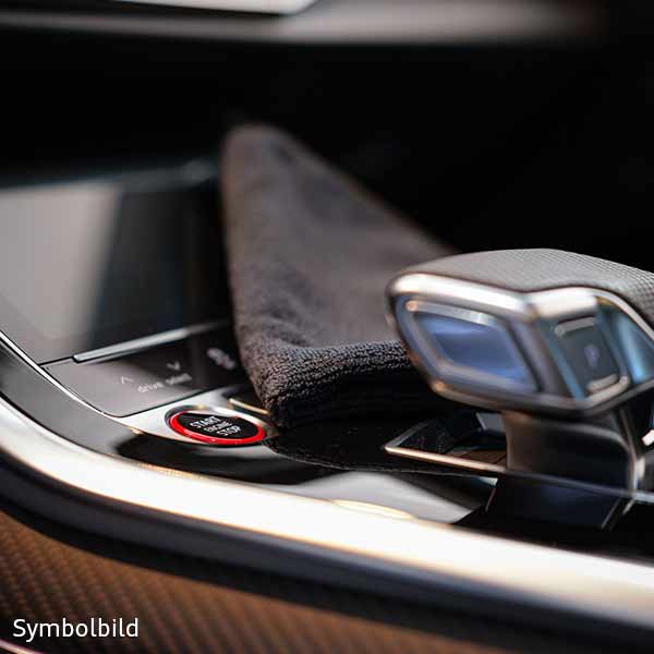 Audi Mikrofaser-Poliertuch, schwarz